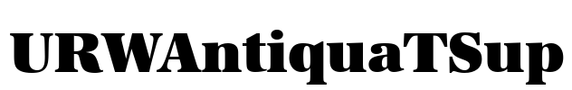 URWAntiquaTSup