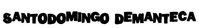 SantoDomingo DeManteca Font Image