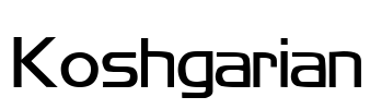 Koshgarian Font Image