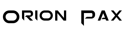 Orion Pax Font Image