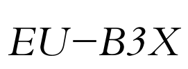 EU-B3X Font Image