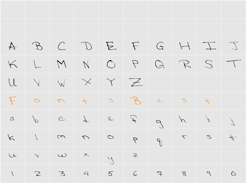 Victorias-Secret Character Map