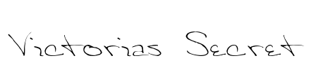 Victorias-Secret Font Image
