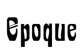 Epoque Font Image
