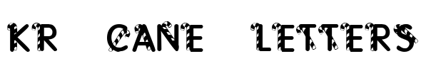 KR Cane Letters Font Image