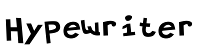 Hypewriter Font Image