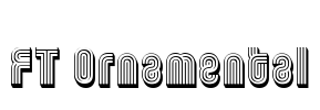 FT Ornamental Font Image