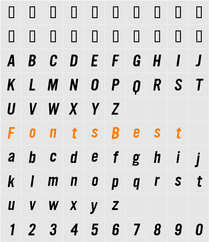 Ultramagnetic Character Map
