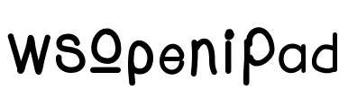 WSOpeniPad Font Image