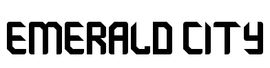 emerald city Font Image