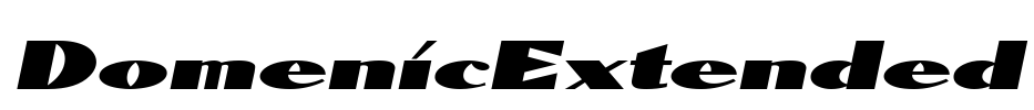DomenicExtended Font Image