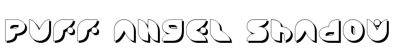 Puff Angel Shadow Font Image