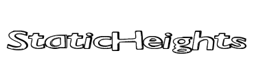 StaticHeights Font Image