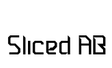 Sliced AB Font Image