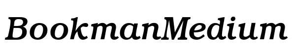 BookmanMedium