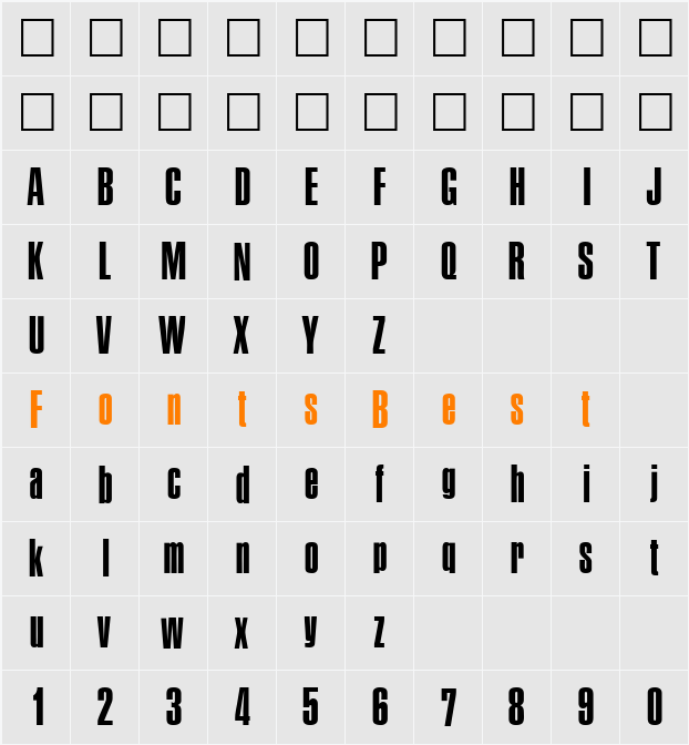 Persistent Character Map
