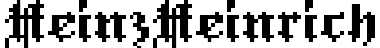 HeinzHeinrich Font Image