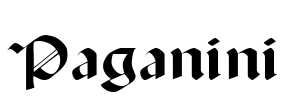 Paganini Font Image
