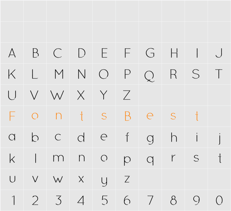 Ocie Light Character Map
