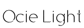 Ocie Light Font Image