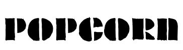 POPCORN Font Image