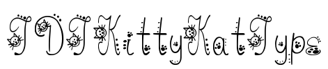TDTKittyKatType Font Image