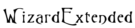 WizardExtended Font Image
