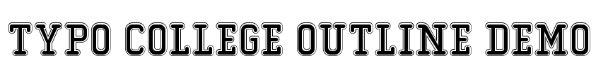 Typo College Outline Demo