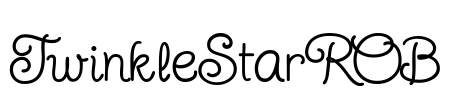 TwinkleStarROB Font Image