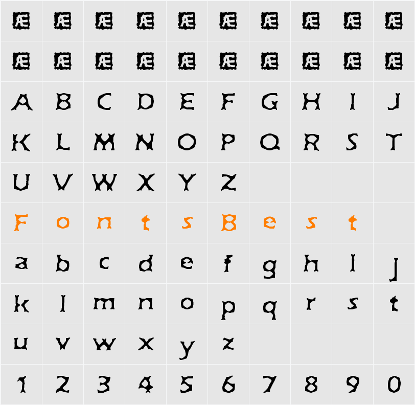 Jekyll BRK Character Map