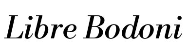 Libre Bodoni Font Image
