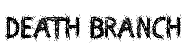 Death Branch Font Image