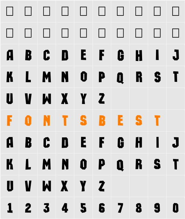 a_MachinaOrtoSls Character Map