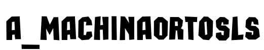 a_MachinaOrtoSls Font Image