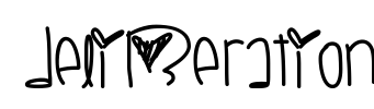 Deliberation Font Image