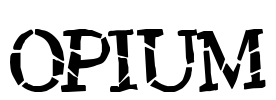 Opium Font Image
