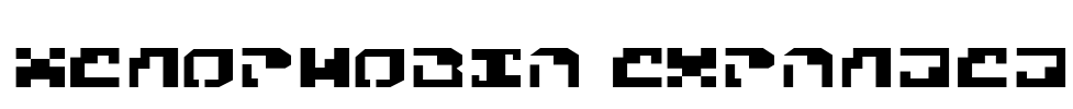 Xenophobia Expanded Font Image