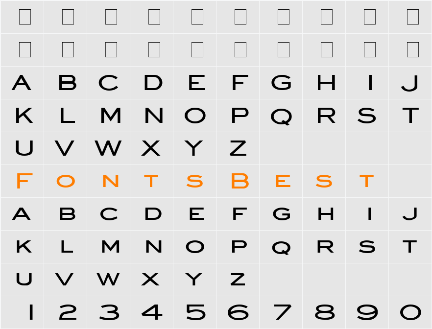 Eye glass Wide Character Map