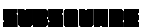 SubSquare Font Image
