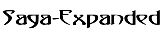 Saga-Expanded Font Image