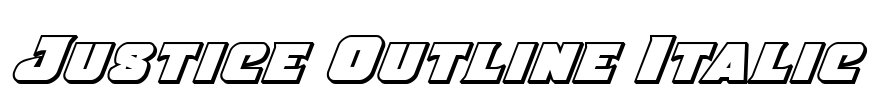 Justice Outline Italic