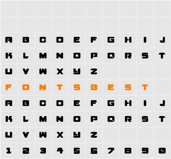 pedrosky Character Map