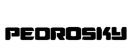 pedrosky Font Image