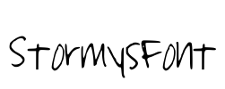 StormysFont
