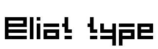 Eliot type Font Image