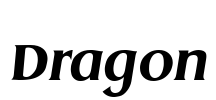Dragon Font Image