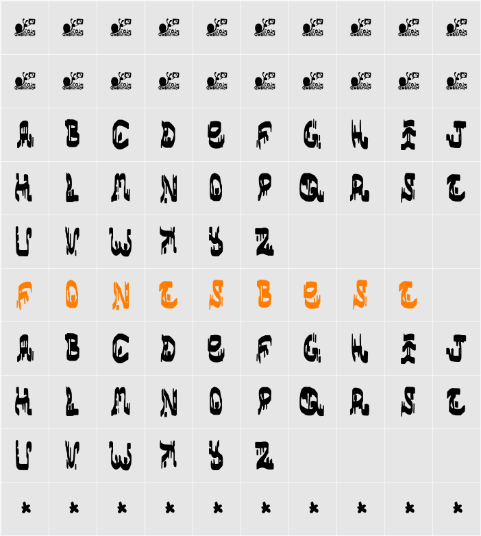 rathole. Character Map