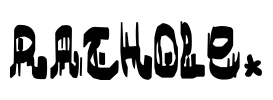 rathole. Font Image