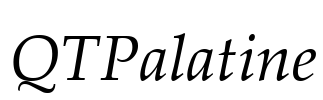 QTPalatine Font Image