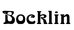 Bocklin Font Image